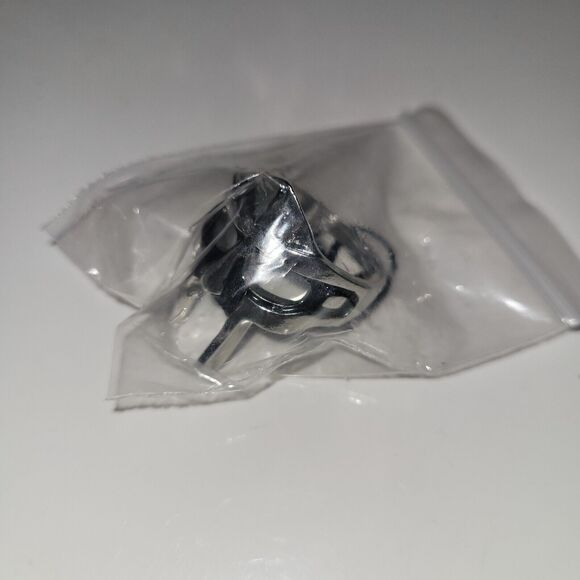 MF DOOM Ring Stainless Steel Mask Gladiator Style Hip Hop SIZE 12 Same Day Ship - Picture 4 of 5